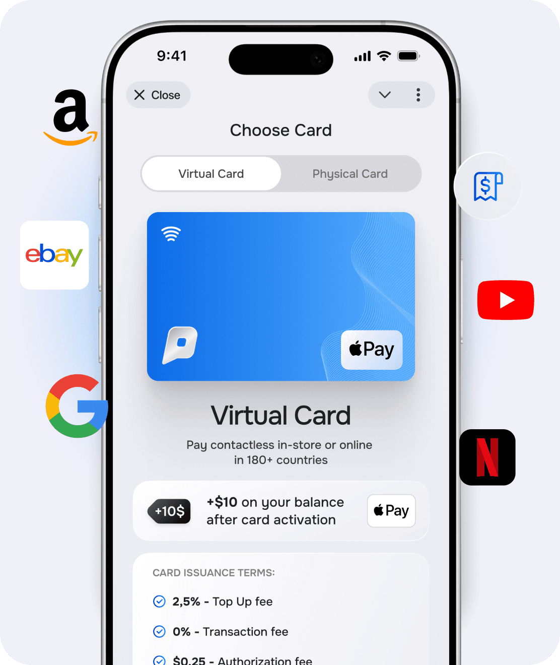 Issue the card in 2 minutes